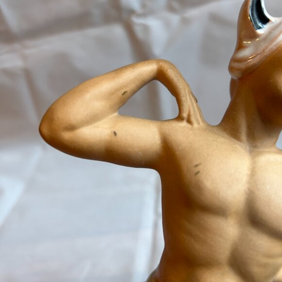 vtg 1950s Ceramic Arts Studio Madison Wis. Betty Harringon Balinese Dancer Man - Picture 7 of 9